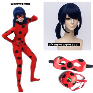 Vestito Tipo Ladybug Tuta Carnevale Donna Bimba Cosplay LBUG02